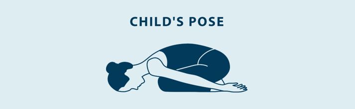 depiction of the child's pose