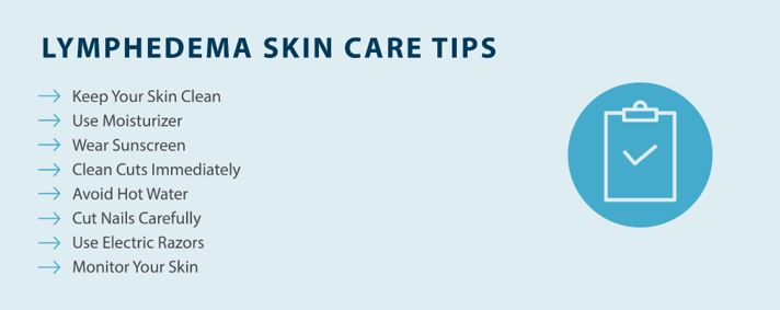 lymphedema skin care tips