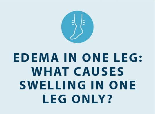 edema in one leg what causes swelling in one leg only