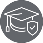 cap for a graduation icon